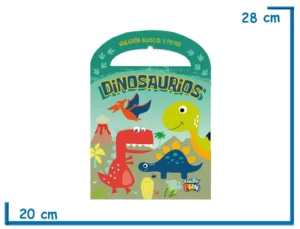 LIBRO VALIJA BUSCO Y PINTO DINOSAURIOS